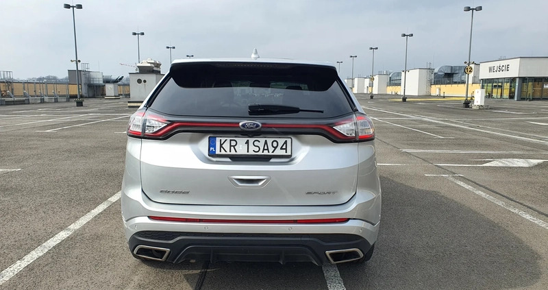 Ford EDGE cena 103700 przebieg: 136000, rok produkcji 2017 z Kraków małe 781